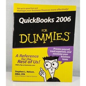 QuickBooks 2006 for Dummies by Stephen L. Nelson Paperback